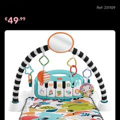 Fisher-Price Glow & Grow Kick & Play Piano Baby Gym Activity Mat Excellent Condition