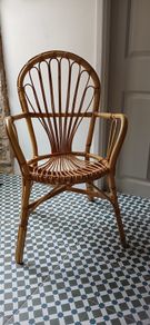 Mid-century Bamboo Chair