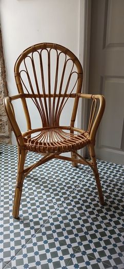 Mid-century Bamboo Chair