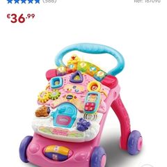 VTech Baby First Steps Baby Walker Pink