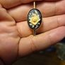Vintage Cameo White Rose Brooch Image 2