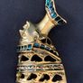 Vintage Nefertiti Egyptian queen brooch Image 5