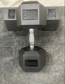 35kg Hex Dumbbells (Brand New)