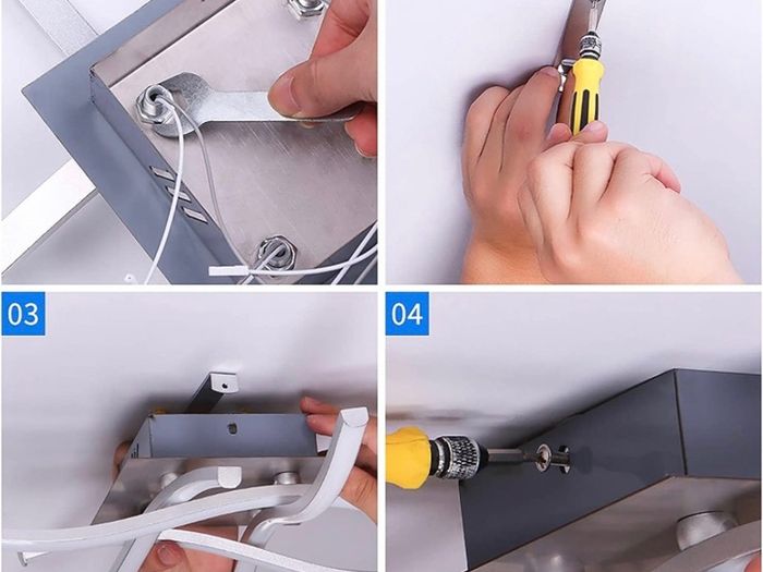 LED Ceiling Light, Elegant Curved Design Ceiling Lights, 4 Built-in LED Boards, 28W Cool White Light 6000K,Modern Ceiling Fixture for Living Rooms, Bedroom, Kitchen Hallway and Bedroom,2000 Lumens MULTIPLE STYLES AVAILABLE (FREE POSTAGE)