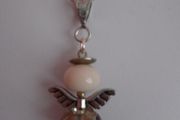 Angel necklace, Jewellery, Necklace. Handmade glass beads,Gift