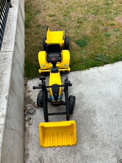 Ride on toy digger