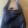 Genuine black leather handbag in excellent condition with no issues see last three photos for exact measurements FREE TRACKED POSTAGE INCLUDED Image 2