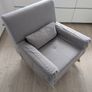 Gaia Baby Serena Nursing Chair | Grey / Dove Colour Image 3