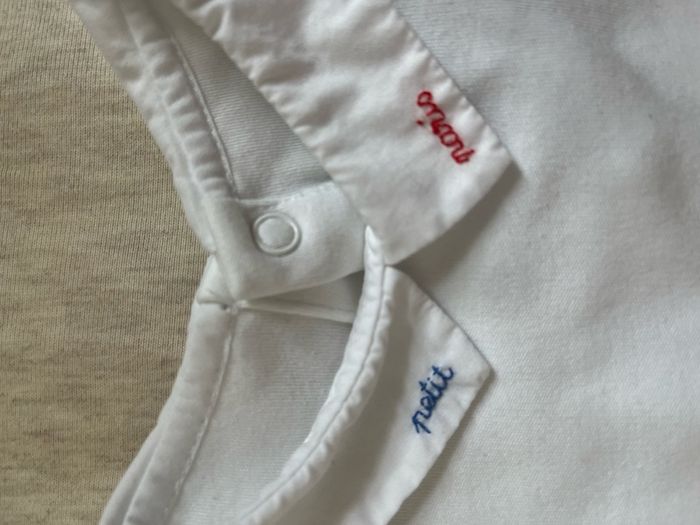 Jacadi Paris baby boy dungarees + long sleeve bodysuit