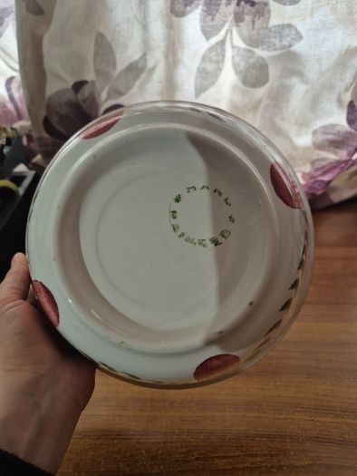 Vintage Hand Painted  Ceramic Bowl