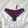 Ann Summers Sexy Lace Brazilian Burgundy/Navy s. XS Image 6
