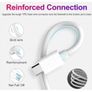 4765 2m White USB Type C to USB Type C Fast Charging Dual Type C Cable Image 5