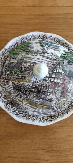 2 veg bowls with lids Coaching Day's A Genuine Hand Engraving