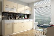 Kitchen for sale- White high gloss 2.2m