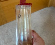 Vintage Marks and Spencers Cut Glass Vase With Star Pattern