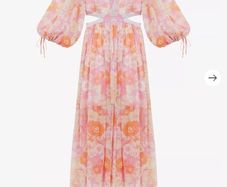 Maje Riso floral chiffon dress