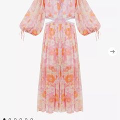 Maje Riso floral chiffon dress