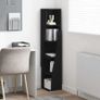 Corner Cabinet Black Image 3