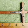 Vintage (extremely long) Wood Wall Rosary 65 inch Oversized Beads Mid Century Religious Decor Rosary Image 6