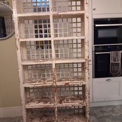 Beautiful and unique distressed wood effect bookcase