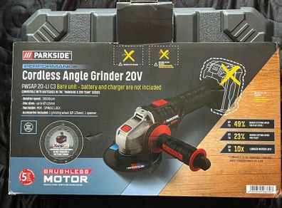 Cordless Angle Grinder20V PARKSIDE