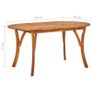 5 Piece Garden Dining Set Grey Image 8
