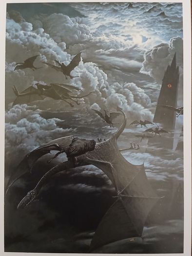 Very Rare Tolkien's Glory Lord of the Rings Postcards