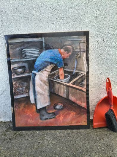 Painting by Mick O'Keefe