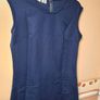 womens Vintage Crimplene mini dress navy 1960's/70's Size EU 40 UK 10 medium Image 6