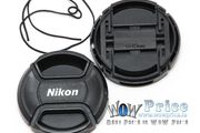 49mm Center Pinch Snap-on Front Lens Cap Cover for Nikon