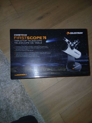 Celestron Cometron FirstScope 76 Tabletop Telescope (Boxed)