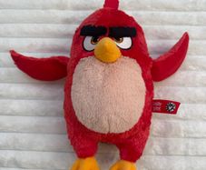 Terence Red Angry Birds Plush 2019 approx. 11" dirty Used Please see photos
