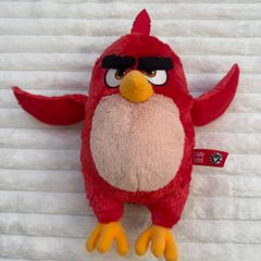 Terence Red Angry Birds Plush 2019 approx. 11" dirty Used Please see photos