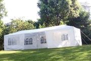 Gazebo Canopy  Party Tent  3m x 9m White