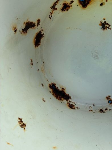 Vintage enamel can
