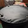 Vintage Sherborne Tufted Pouffe Image 7