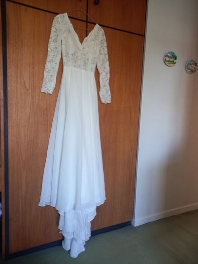 wedding dress size S / EU 36