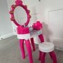Make up station, table and chair, vanity set, girl Image 5