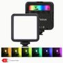 Portable RGB Video Soft Light - LED Camera Light 360 Full Color, Dimmable 2500-7000K Panel Light with Cold Shoe Interfaces, Rechargeable Image 2