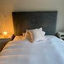 King Size Designer Bedframe & Natural Fibre Mattress Image 2