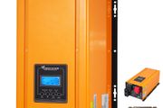 Power Inverter 3KW DC 12V to AC 230V Pure Sine Wave Off Grid LCD Display Built-in Battery Charger