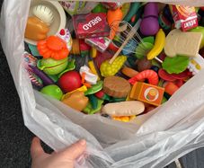 kitchen toys, fruit veg and gadgets