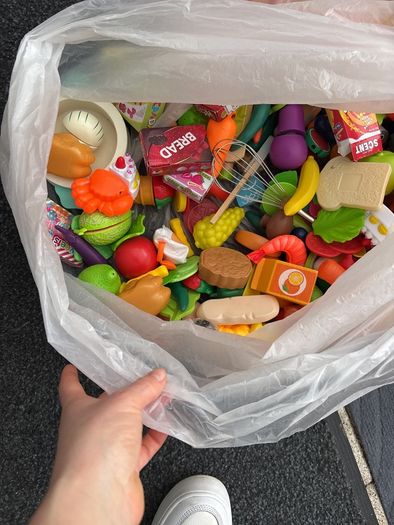 kitchen toys, fruit veg and gadgets