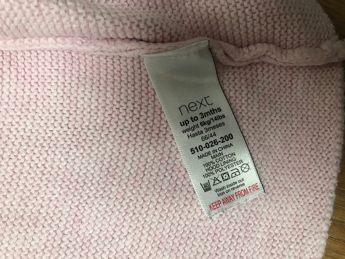 Next cardigan 0-3 mnts