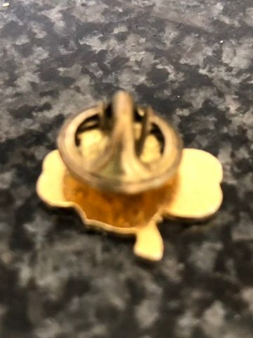 Rare Gold Plated NYPD Emerald Society Pin Badge