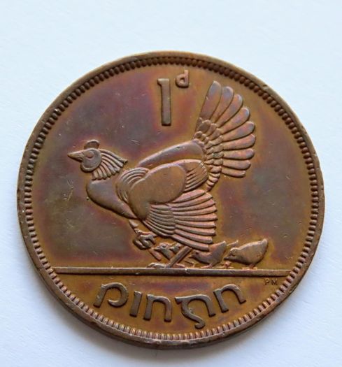 1948 Irish 1d Penny Ireland 78 years old