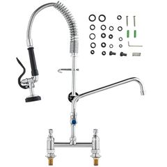 Commercial Faucet with Sprayer Brass (66 cm)