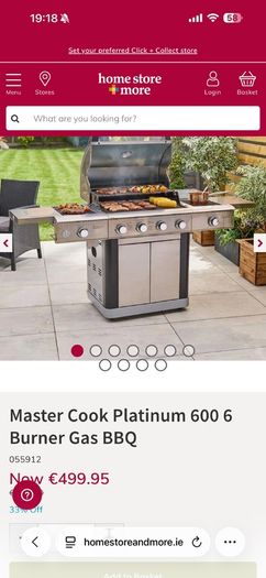 Master Cook Platinum Gas BBQ