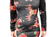 Classic Velor Mini Dress reindeers