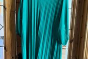 long dress pleated